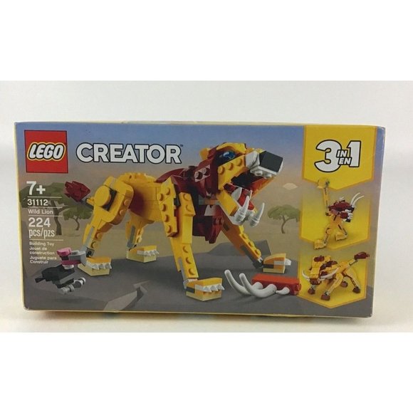 Toys | Lego Creator Wild Lion 31112 Building Toy 3 In 1 Animals Warthog ...